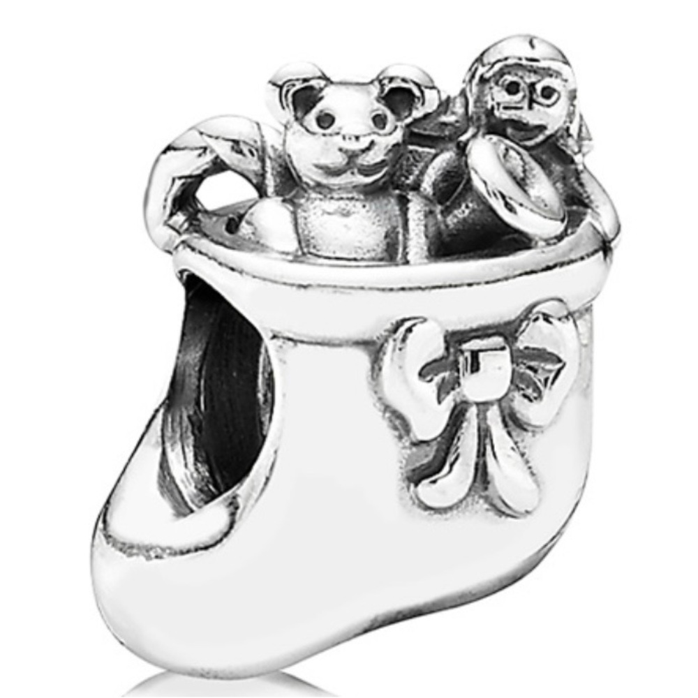 Pandora Sterling Silver Santa's
Stocking Christmas Charm
